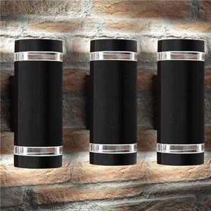 Modern Outdoor Wall Sconce,Bling Dusk to Dawn Outdoor Lighting Fixture ( 3 Pack)